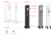 Colonna portadispenser